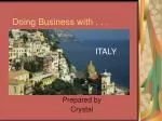 Doing Business with . . . - slide 1