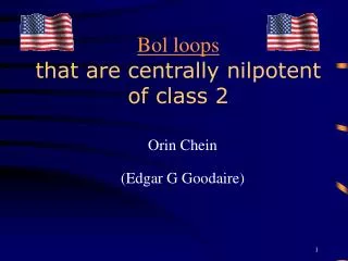 Bol loops that are centrally nilpotent of class 2