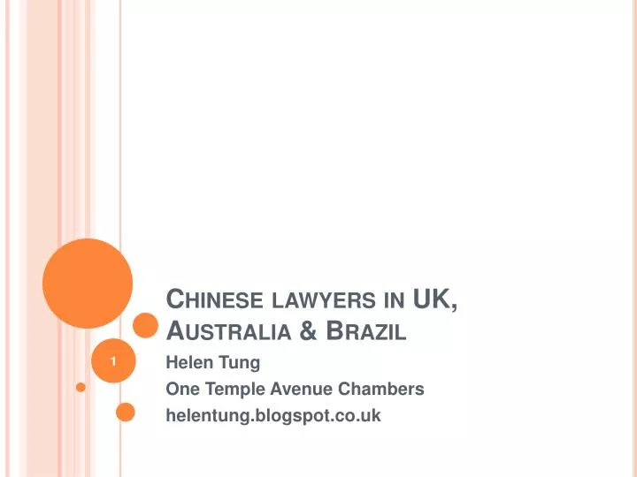 chinese lawyers in uk australia brazil