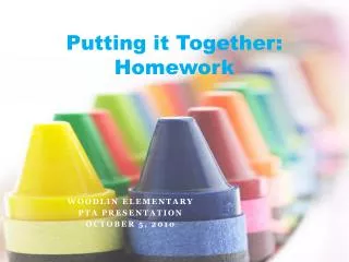 Putting it Together: Homework