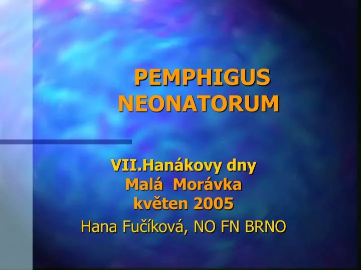 pemphigus neonatorum