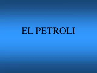 el petroli