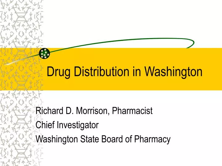 drug distribution in washington