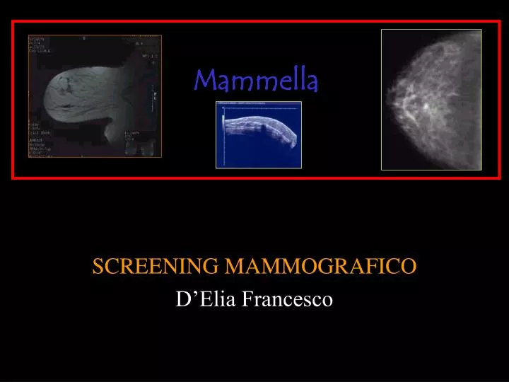 screening mammografico d elia francesco
