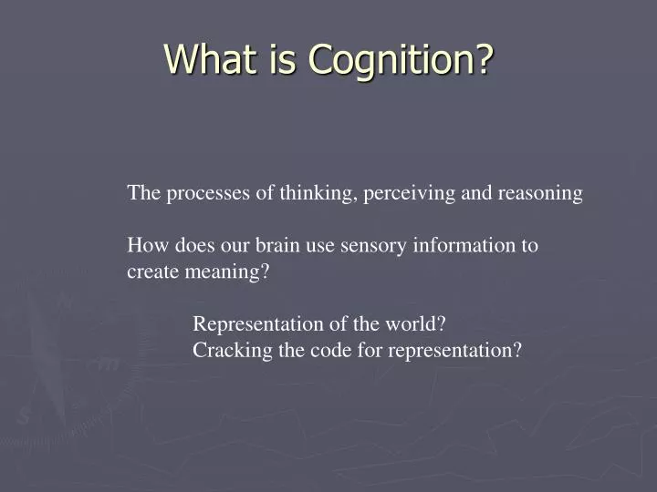 what is cognition