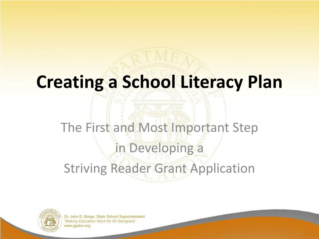 PPT - Creating a School Literacy Plan PowerPoint Presentation, free ...