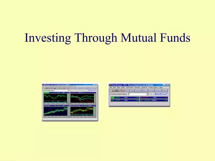 investing through mutual funds