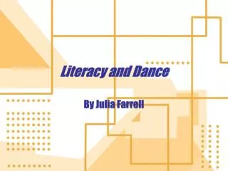 Literacy and Dance
