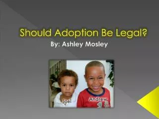 Should Adoption Be Legal?