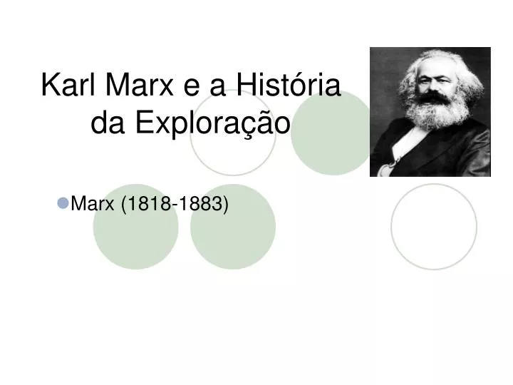 karl marx e a hist ria da explora o