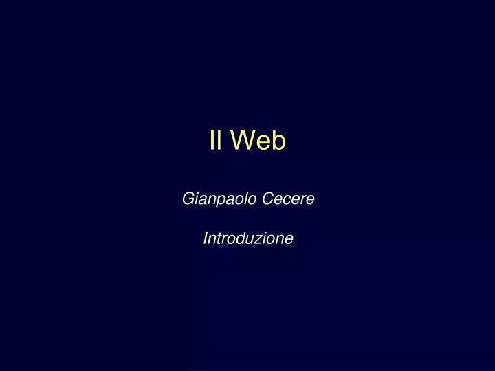 il web