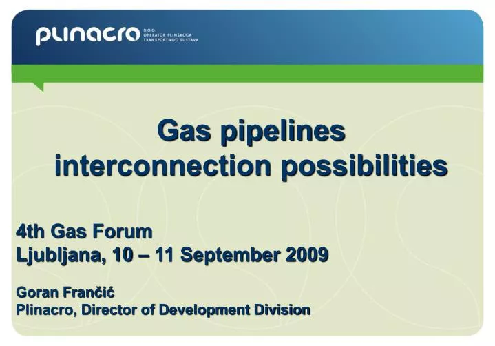 gas pipelines interconnection possibilities