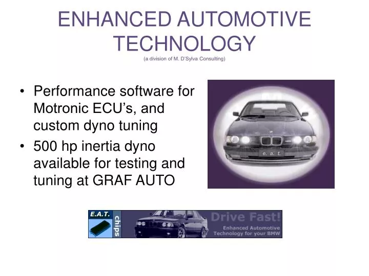 enhanced automotive technology a division of m d sylva consulting