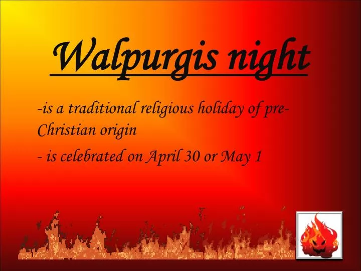 walpurgis night