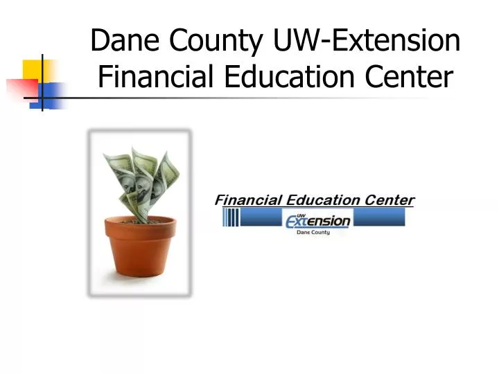 dane county uw extension financial education center