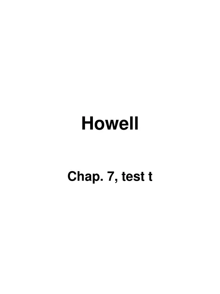 howell