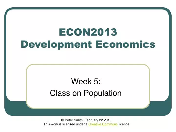 econ2013 development economics