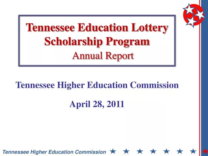 tennessee education lottery scholarship program annual report