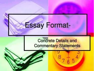 Essay Format-