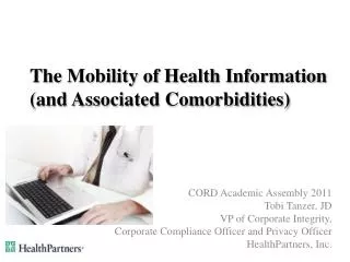 The Mobility of Health Information (and Associated Comorbidities)