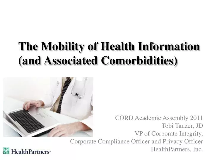 the mobility of health information and associated comorbidities