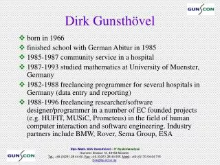 Dirk Gunsthövel