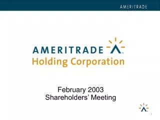 February 2003 Shareholders’ Meeting