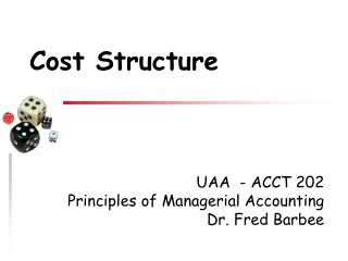 Cost Structure