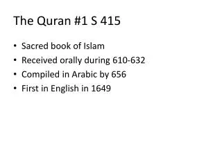 The Quran #1 S 415