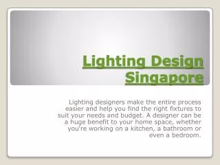 Lightings SG