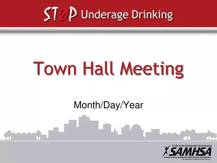 town hall meeting