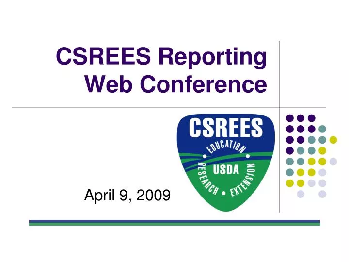 csrees reporting web conference