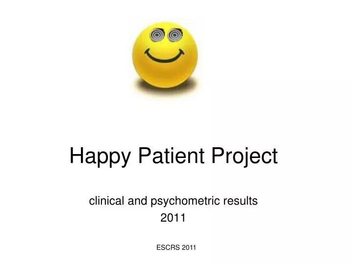 happy patient project