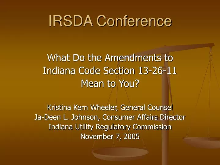 irsda conference