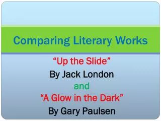Comparing Literary Works