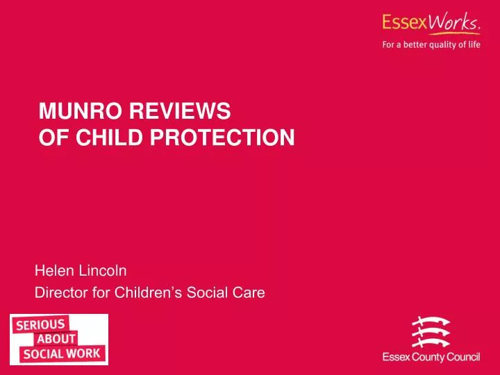 munro reviews of child protection