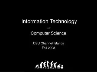 Information Technology and Computer Science