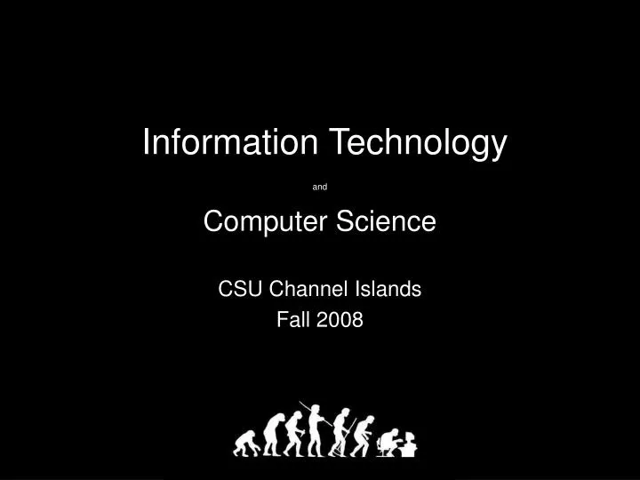 information technology and computer science