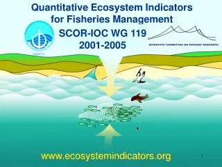Quantitative Ecosystem Indicators for Fisheries Management