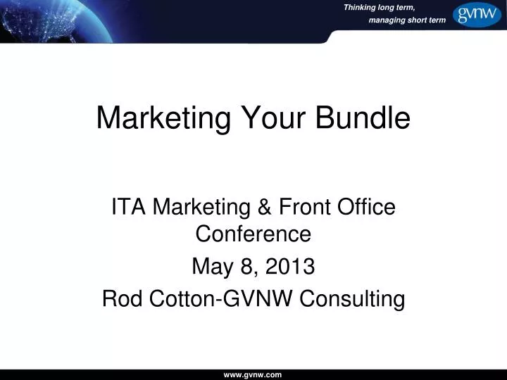 marketing your bundle
