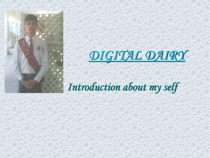 digital dairy