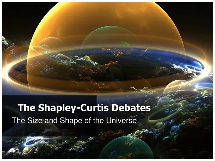 the shapley curtis debates