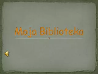 moja biblioteka