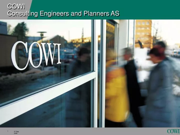 cowi consulting engineers and planners as