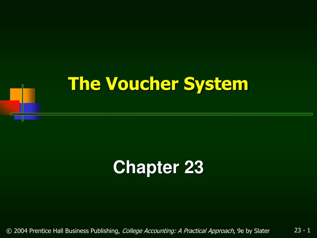 PPT - The Voucher System PowerPoint Presentation, free download - ID ...