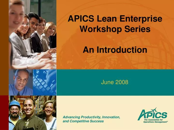 apics lean enterprise workshop series an introduction