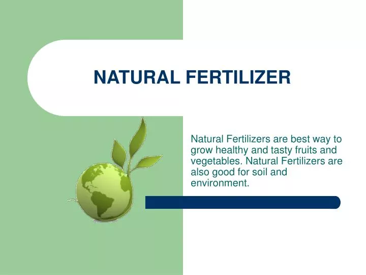 natural fertilizer