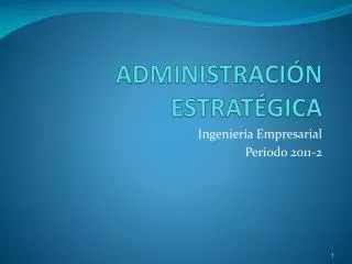 administraci n estrat gica