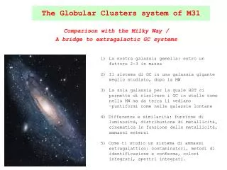 The Globular Clusters system of M31