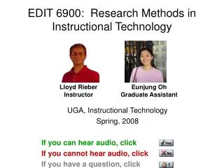 EDIT 6900: Research Methods in Instructional Technology